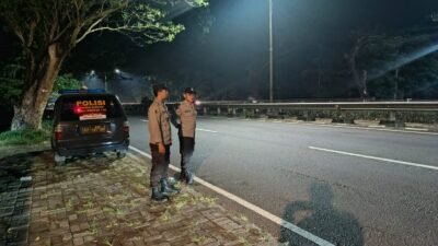Antisipasi Kejahatan, Polsek Kuripan Sisir Jalan Bypass Bil I