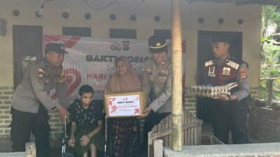 Polisi Hadir untuk Rakyat: Bantuan Disabilitas di Dusun Bertong
