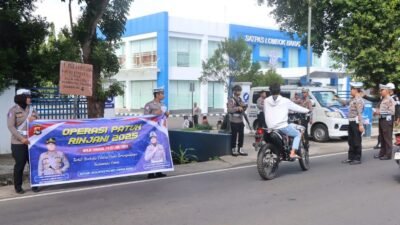 Keselamatan Lalu Lintas Diperkuat, Polres Lombok Barat Gelar Operasi Patuh Rinjani 2025