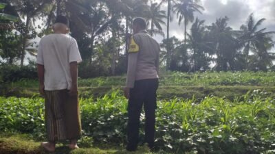 Bhabinkamtibmas Mareje Dorong Kemandirian Pangan Keluarga